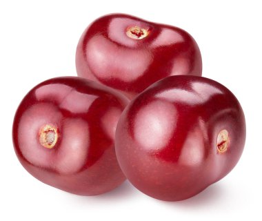 kiraz beyaz üzerine izole