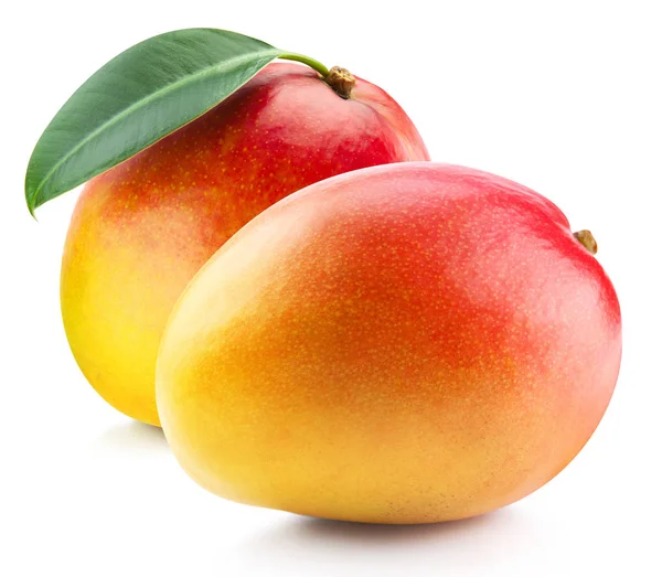 Mango, samostatný Ořezová cesta — Stock fotografie