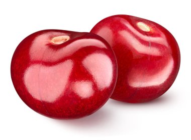 kiraz beyaz üzerine izole