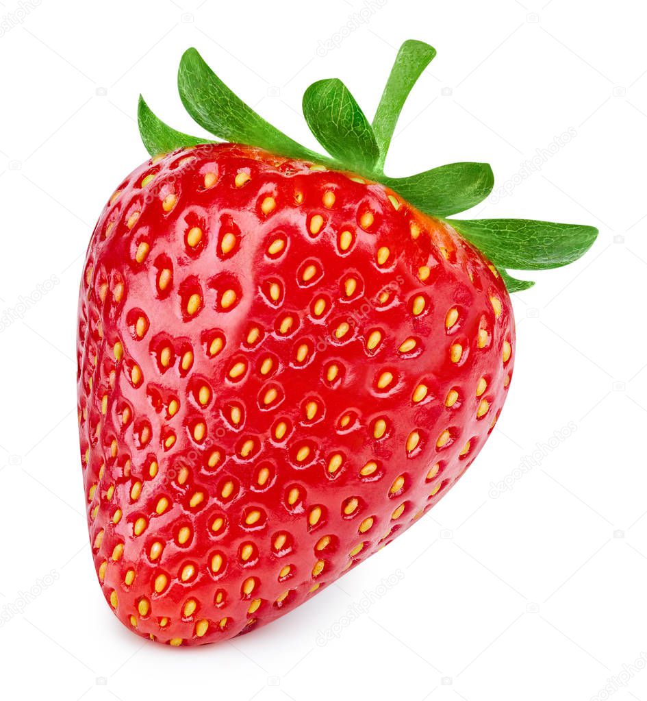 Strawberry isolated on white