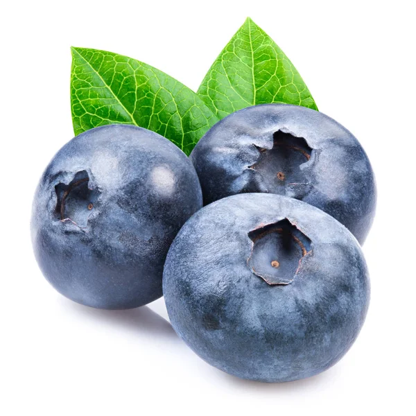 Blueberry isolé Clipping Path — Photo