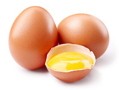 Egg isolated on white clipart