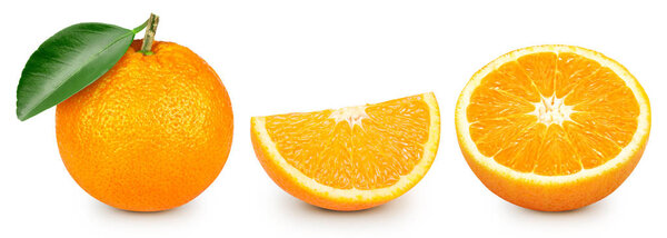 Orange fruits isolated