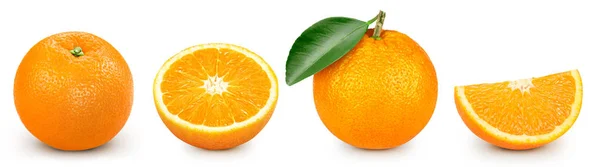 Orange isolé sur blanc — Photo