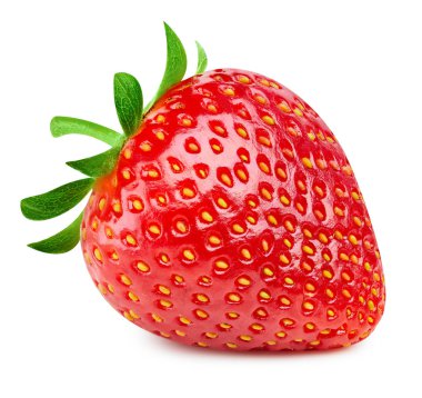 Strawberry isolated on white clipart