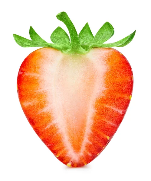 흰색으로 분리 된 딸기 — 스톡 사진