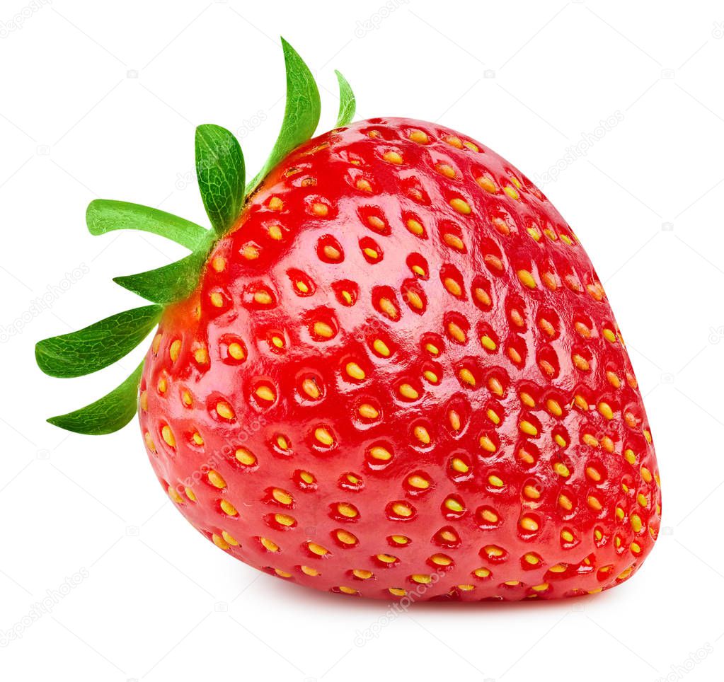 Strawberry isolated on white