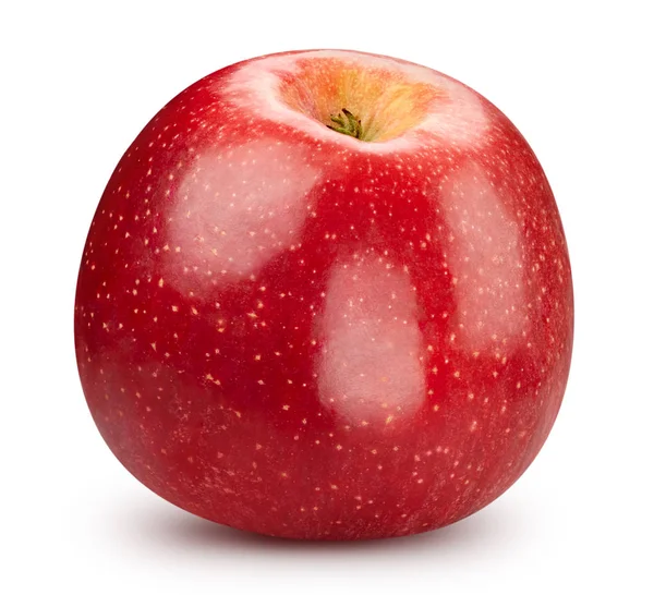 Manzana roja aislada sobre blanco — Foto de Stock