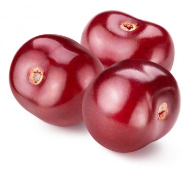 kiraz beyaz üzerine izole