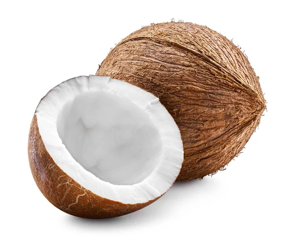 Coconut isolé Clipping Path — Photo