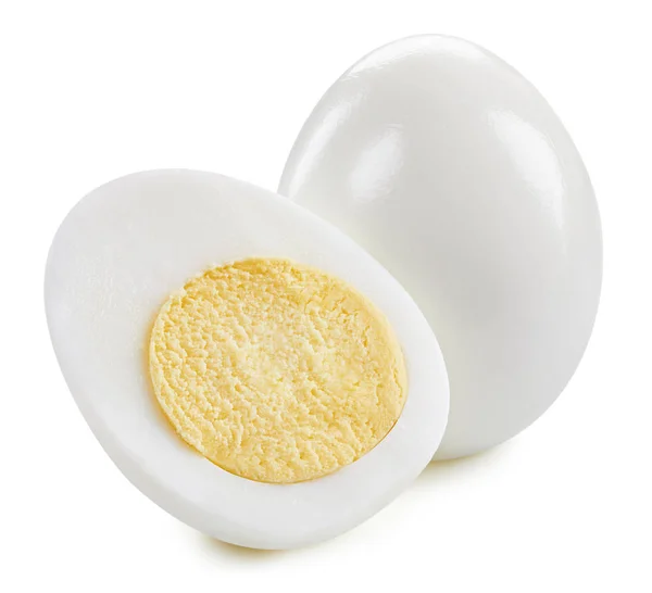 With egg isolated on white — Stock Photo, Image