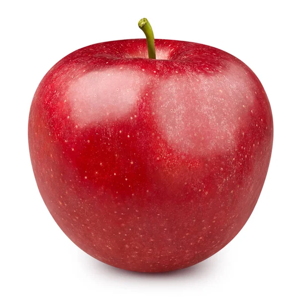 Kırmızı elma beyaz üzerine izole — Stok fotoğraf
