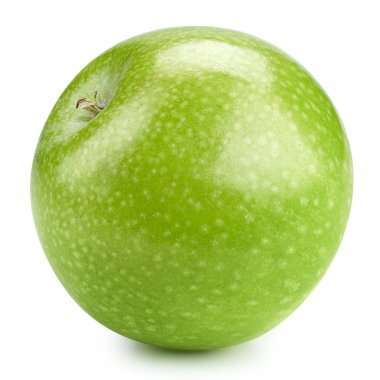 yeşil elmalar beyaz üzerinde izole
