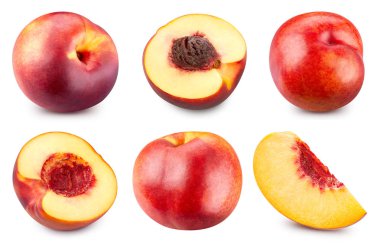 Şeftali izole Kırpma Yolu