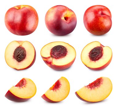 Şeftali toplama izole Kırpma Yolu