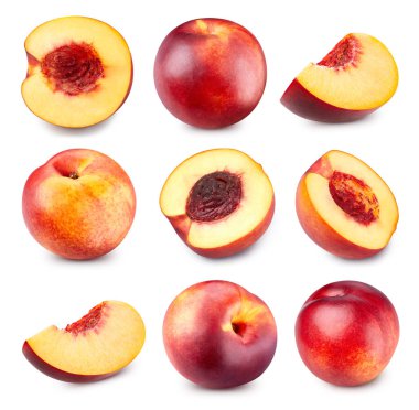 Şeftali toplama izole Kırpma Yolu