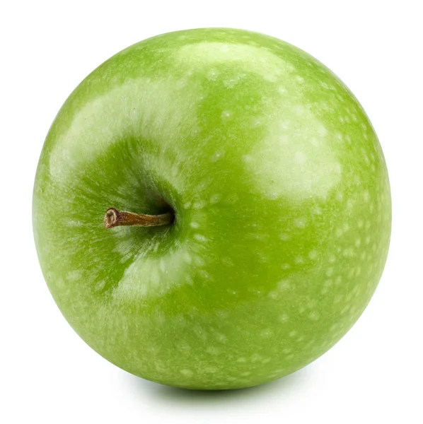 Groene appels geïsoleerd op wit — Stockfoto