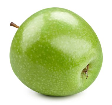 yeşil elmalar beyaz üzerinde izole