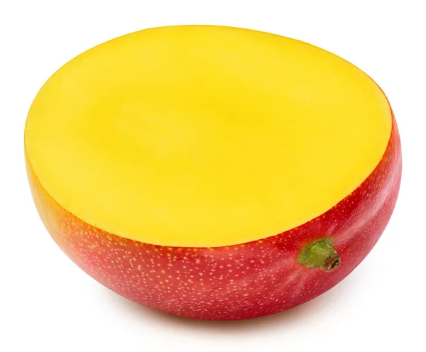 Mango half isolated on white — Stock Photo, Image