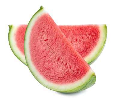 Karpuz dilim yalıtılmış kırpma yolu