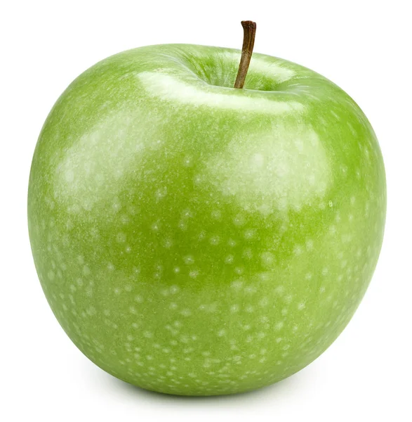 Green apples isolated on white — Stock Photo, Image