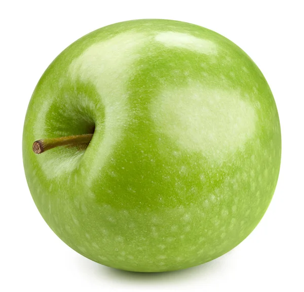 Groene appels geïsoleerd op wit — Stockfoto