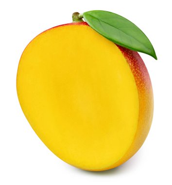Mango beyaz üzerine izole