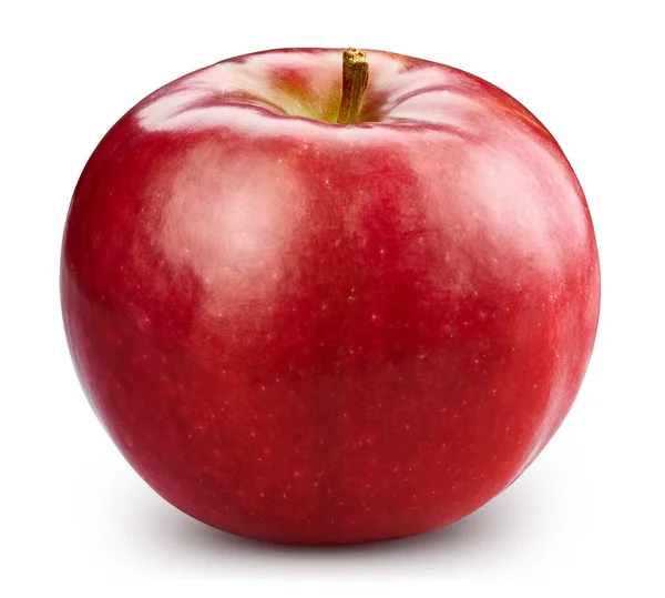 Manzana roja aislada sobre blanco — Foto de Stock