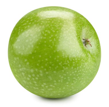 yeşil elmalar beyaz üzerinde izole