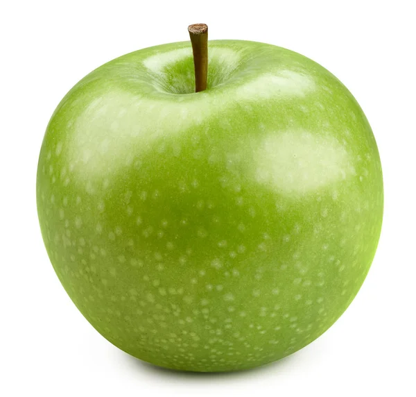 Green apples isolated on white — Stock Photo, Image