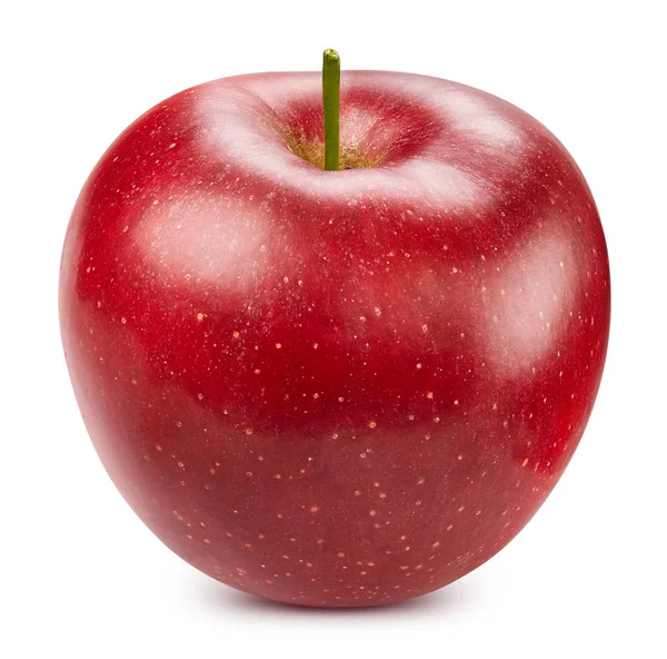 Pomme rouge isolée sur blanc — Photo