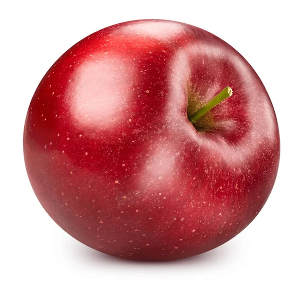 Manzana roja aislada sobre blanco — Foto de Stock