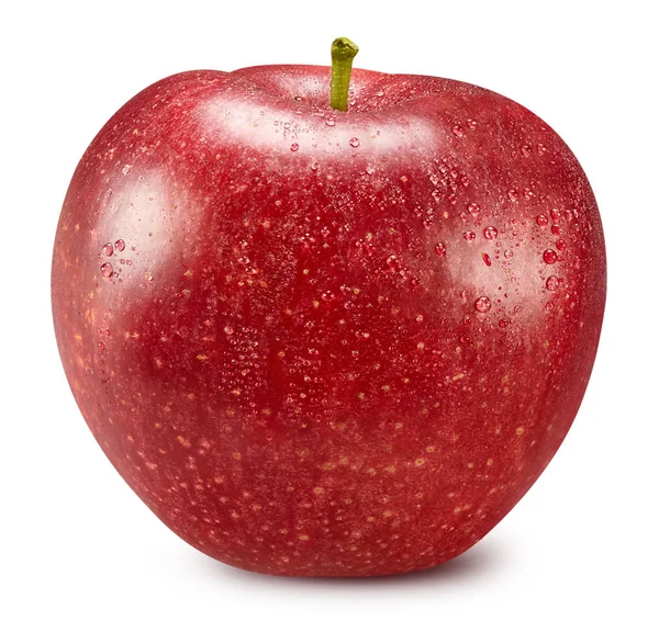 Manzana roja aislada sobre blanco — Foto de Stock