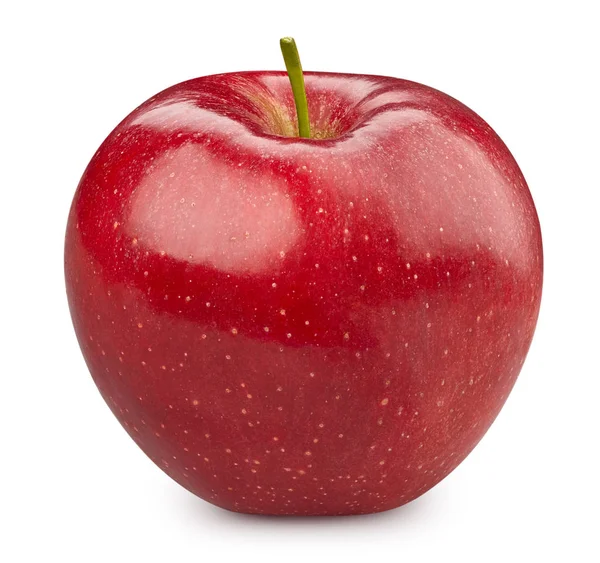 Manzana roja aislada sobre blanco — Foto de Stock