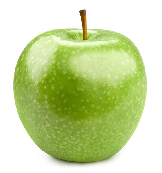 Groene appels geïsoleerd op wit — Stockfoto