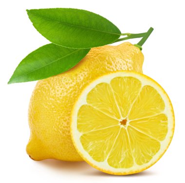 Limonlu makro yemek malzemesi.