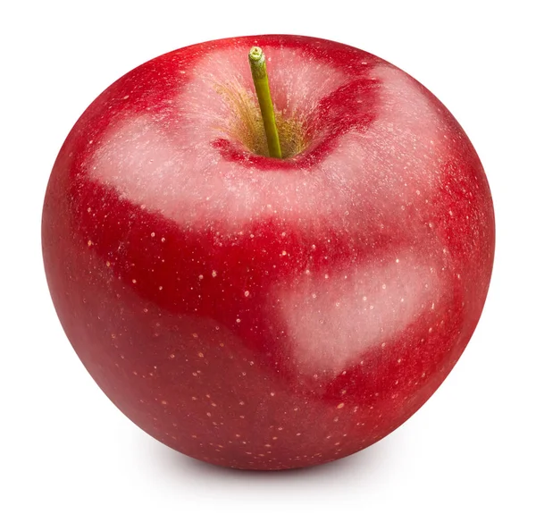 Frischer Bio-Apfel isoliert auf weißem Hintergrund — Stockfoto