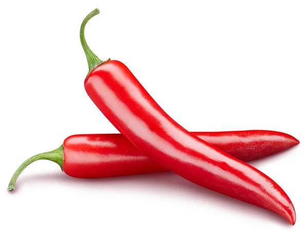 Chilli hot peppers makro studio foto — Stock fotografie