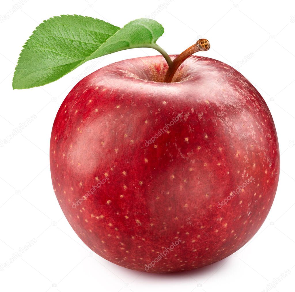 Fresh organic apple isolated