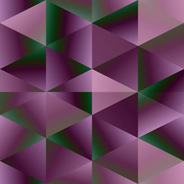 Векторний Безшовний Візерунок Геометричний Модний Кольоровий Фон Трикутниками Фіолетова Розмальовка — стоковий вектор