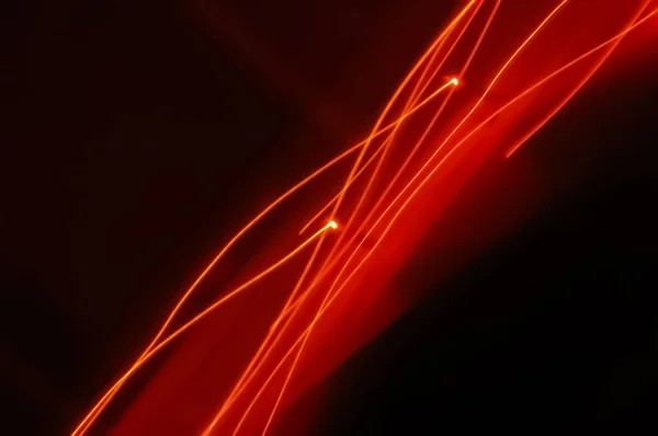 Червоне Жовте Світло Протікає Абстрактна Текстура Візерунка Дизайнерського Фону — стокове фото