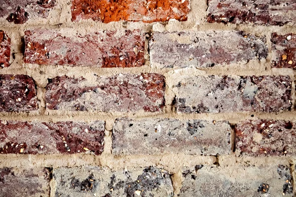 Red Purple Brick Concrete Texture Pattern Design Background — Stock Photo, Image