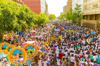 09/24/2016, Pretoria, Güney Afrika, yüzen ve süslü elbise, Pretoria, Gauteng karnaval kostümleri