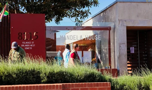Johannesburg, Güney Afrika, 11 Eylül 2011, Vilakazi Street Soweto dışında Nelson Mandela'nın evi