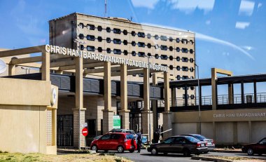 Chris Hani Baragwanath hastane Soweto Güney Afrika'da Johannesburg, Güney Afrika, 11 Eylül 2011, ana giriş