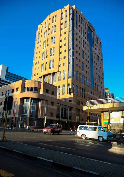 Johannesburg, South Africa, September 11, 2011, Johannesburg Central Business District buildings and roads