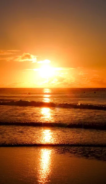 Dramatic Sky Sunset Noordhoek Beach Cape Town South Africa — Stock Photo, Image