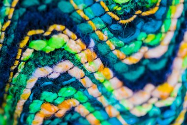 Makroyu kapat yumuşak odak parlak renkli doğal dokular desen oluşturan 