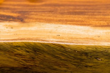 Makroyu kapat yumuşak odak doğal vernikli ahşap doku deseninin oluşturan  