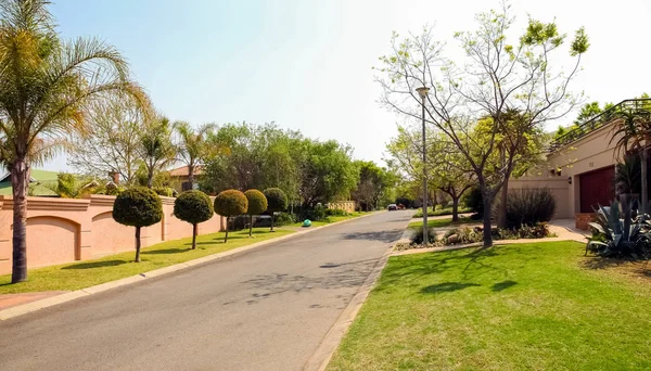 Johannesburg Sydafrika September 2010 Exklusiva Rika Johannesburg Förortsområde Gated Community — Stockfoto